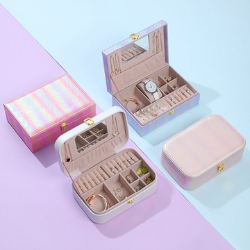 化妝箱 首飾盒女歐式公主大容量多功能便捷網紅耳環手飾品盒子首飾收納盒