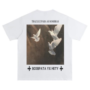 YoungGuns和平鴿-270g重磅ins男女大碼短袖美式半袖高街T恤A286