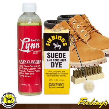 美國菲繽FIEBING 經典靴清潔補色組 麂皮 牛巴戈皮 Timberland麂皮靴救星