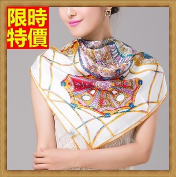 現貨+預購 絲質絲巾-優雅古典圍巾女性大圍巾4色71s58【獨家進口】【米蘭精品】