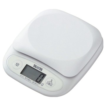 TANITA 塔尼達 日製電子料理秤 KD-312 (3kg/1g)  寬面白