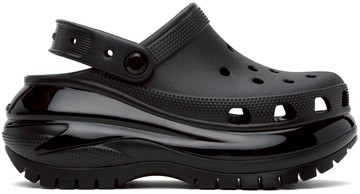 Crocs 黑色 Mega Crush 凉鞋