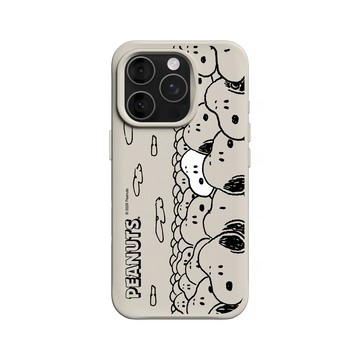 iPhone 16 Pro SolidX 貝殼灰 - 史努比 Snoopy - 滿滿的Snoopy