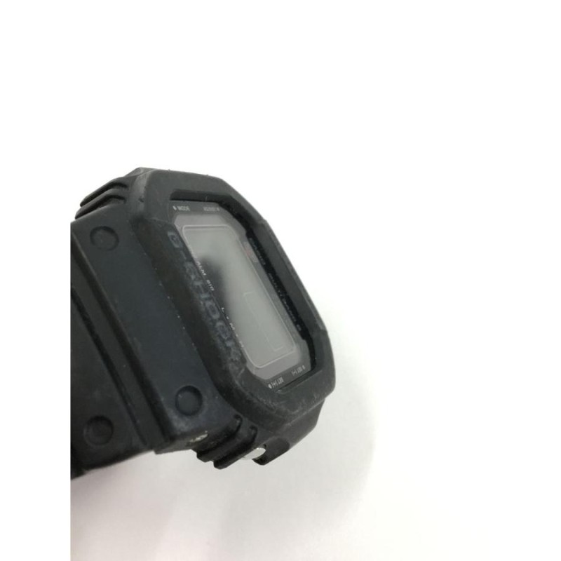 CASIO◇クォーツ腕時計・G-SHOCK/デジタル/ラバー/BLK/BLK/3159/箱有り