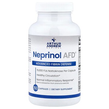 Arthur Andrew Medical, Neprinol AFD，高級纖維蛋白防御，15,000 FU，150 粒膠囊