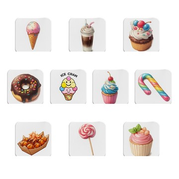 餐桌用品 TRON 方形硬式硅藻土杯墊 小吃與甜品 吸水杯墊 速乾杯墊 防潮杯墊