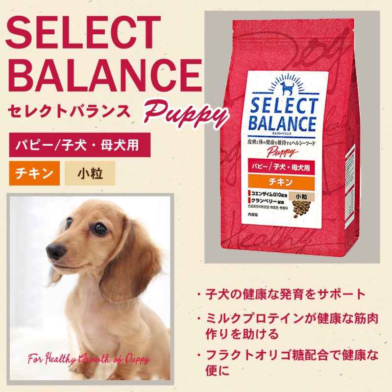 セレクトバランス パピー 幼犬用 チキン3kg