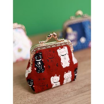 零錢包女布藝小錢包迷你手拿包可愛硬幣收納袋鑰匙包簡約ins和風