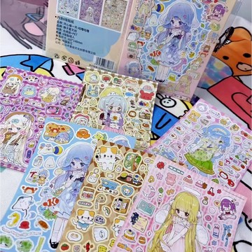 ❤NANI❤【辣子星】原創咕卡貼紙 合集套裝 甜亞風漫畫風高級感咕卡貼紙