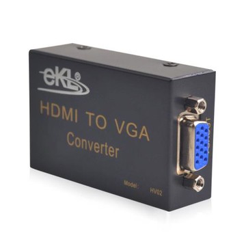eKLHDMI轉VGA轉換線筆記本接投影儀轉換器播放機接電腦顯示器電視