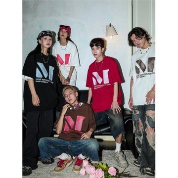 清倉MANYSTON 美式高街280g重磅短袖T恤男生夏季純棉情侶半袖體恤