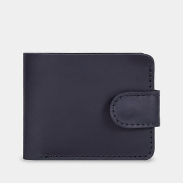 黑色皮革皮夾 – 日常使用的緊湊型皮夾