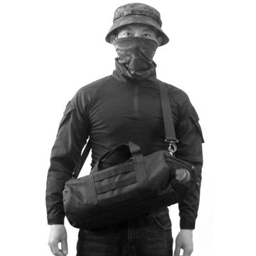 WJTWZY 戰術斜跨單肩背包 路亞裝備工具包戶外登山運動騎行單肩包