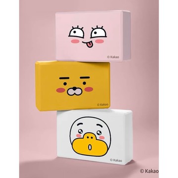 KAKAO FRIENDs RYAN 萊恩 瑜珈磚 高密度 健身 彈力帶 輔助 放鬆  伸展 皮拉提斯 拉力帶 阻力帶