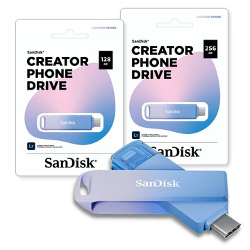 SanDisk CREATOR PHONE DRIVE 雙用隨身碟 128GB/256GB