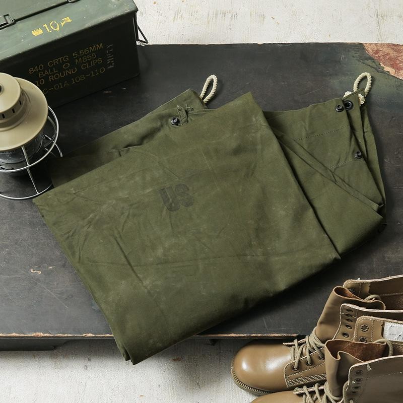 ②50s 実物 西ドイツ軍幕 アメーバカモ パップテント シェルターハーフ