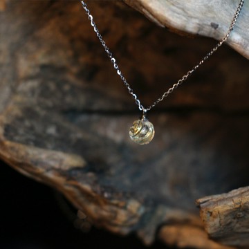 【風羽紀年】氣質小渦金項鍊 - 晶透小渦金(金)