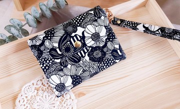 日本布 【八格卡層-三層錢包】財布零錢包/手作零錢包/三層錢包