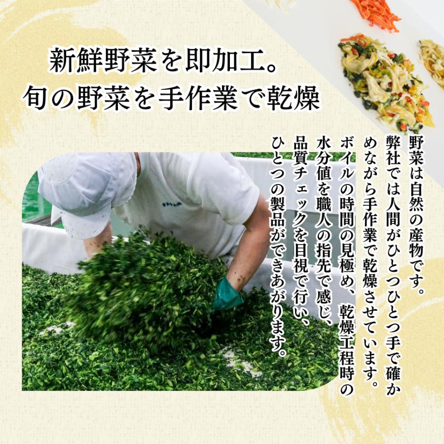 干し野菜(乾燥野菜)ほうれん草 80g