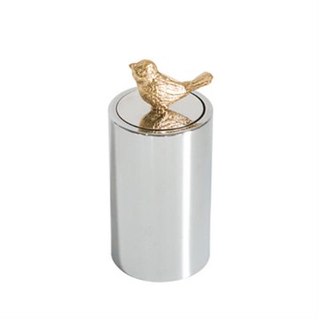 北歐按壓式小鳥牙籤筒罐