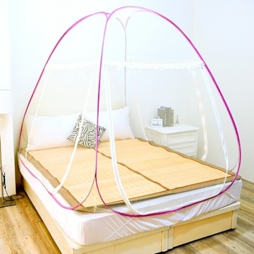 亞曼達Amanda 三開門拉鏈彈開式蚊帳 蒙古包 雙人