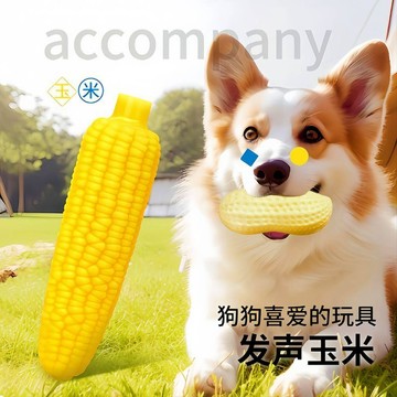 【48時熱賣】發聲玩具磨牙可愛狗狗大中型大狗解悶小狗柯基網紅不爛花生神器