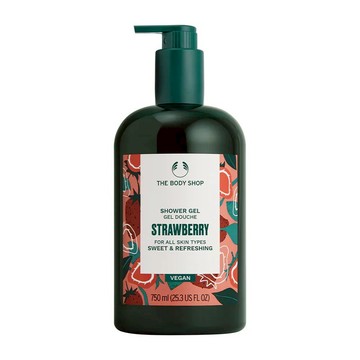 【THE BODY SHOP】草莓嫩白沐浴膠-750ML