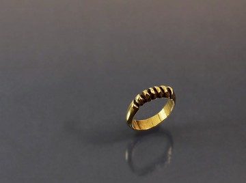 質感系列-切割岩石黃銅戒