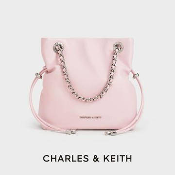 【CHARLES & KEITH】Arya 皮穿鍊斜背包 附提袋｜陪伴你每個重要時刻｜通勤約會兩用｜情人節快樂｜生日禮物｜快速出貨｜小CK