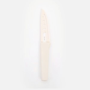 可立式陶瓷水果刀 白