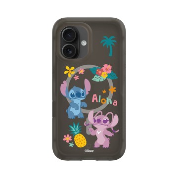 iPhone 16 AirX 本質黑 - 迪士尼-史迪奇 Disney Stitch - 史迪奇 - 史迪奇與安琪