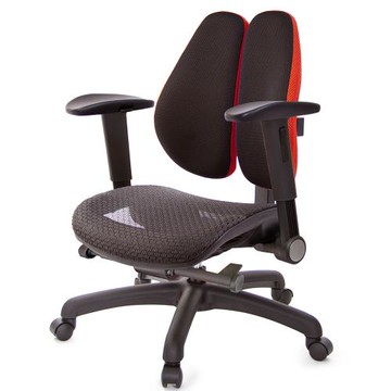 GXG 大網座 低雙背工學椅(摺疊滑面扶手)  TW-3075 E1J