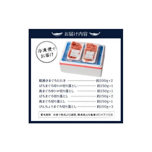 ふるさと納税 静岡県 焼津市 a20-240　南鮪中トロ入り・マルコ水産まぐろ詰め合わせ約1.6kg