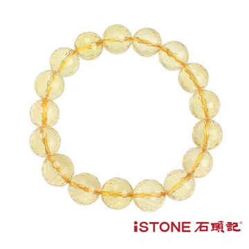 │石頭記│黃水晶手鍊│經典閃耀切面│12mm│