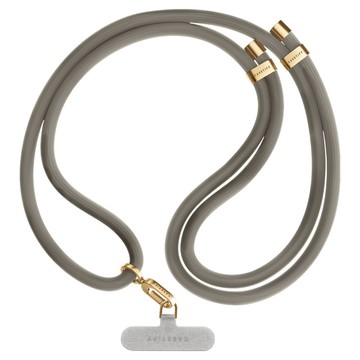 CASETiFY 織繩手機背帶 8mm 附墊片  1個  炭黑色 + 金色