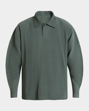 Men's MC October Pleated Polo Shirt