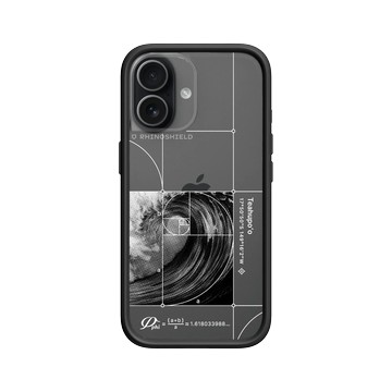 iPhone 17 Mod NX -邊框背蓋組合 (相機按鈕) 黑 - Ocean Collection: Let's Sea 海洋系列：一路向海 - 衝一道黃金比例之浪（大溪地）