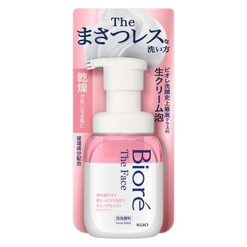 Biore Face Deep Moist White Soap Scent 200mL Cream Foam Pump Kao