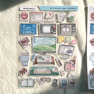 Office Days_3 印章貼紙