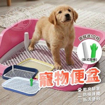 【汪喵派對】寵物便盆 狗便盆 可拆式寵物廁所 狗尿盆 造型便盆 狗狗訓練 狗廁所 狗狗尿盆 圍欄式防濺狗廁所