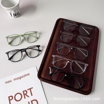 新款時尚韓版男網紅鏡架平光鏡女潮全框超輕眼鏡框透明tr90眼鏡架