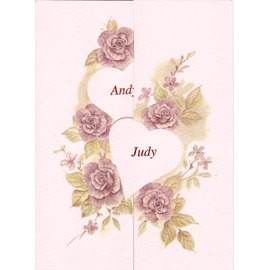 C4001 結婚卡(Andy/Judy) 50張/包