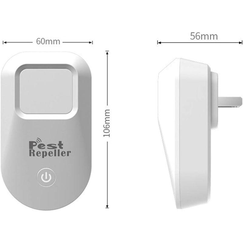ネズミ駆除 超音波 ネズミ撃退器 害虫駆除機 蚊 ゴキブリ駆除 害虫駆除装置 ネズミ対策 6種類超音波 2段階調節可 有効範囲150? コン