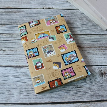 【柴柴遊高雄】 書衣 書套 布書衣 可調式書衣 手工書衣