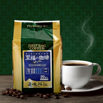 富士山美食物語 嚴選食材 中烘焙特調濾掛式至福咖啡 80g [效期：2026/8/7]