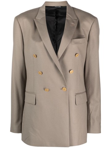 Reveres 1949 - double-breasted virgin-wool blazer - men - Virgin Wool - 50 - Neutrals