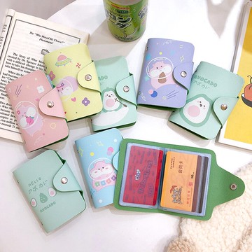 20卡位多卡位個性小卡包女卡片包韓國可愛日韓卡夾迷你卡通小清新