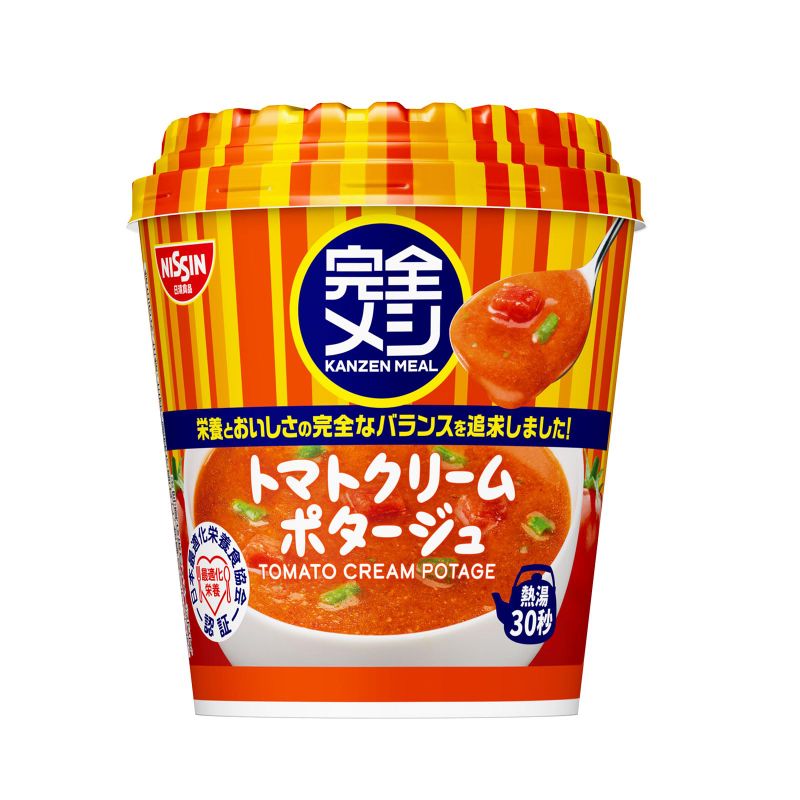 日清食品 トマトクリームポタージュ 6食 カップスープ たんぱく質 PFC