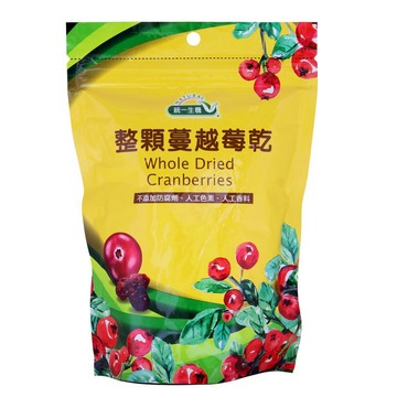 統一生機整顆蔓越莓乾250g