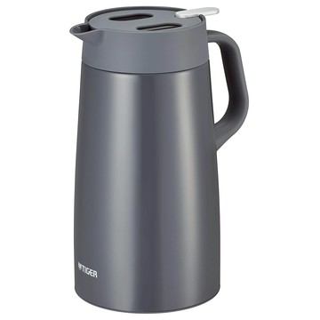 TIGER 虎牌 北歐風提倒型不鏽鋼真空保溫熱水瓶 PWO-A160  暗灰色  1.6L  1個
